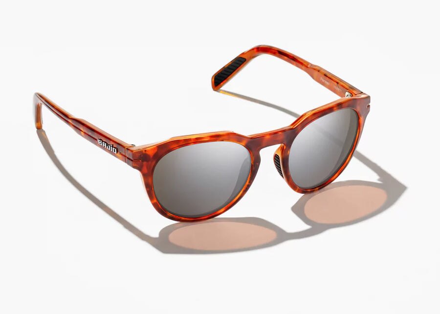 Bajío Paraiso Sunglasses - Brown Tortoise Gloss Frame / Silver Mirror Polycarbonate Lens