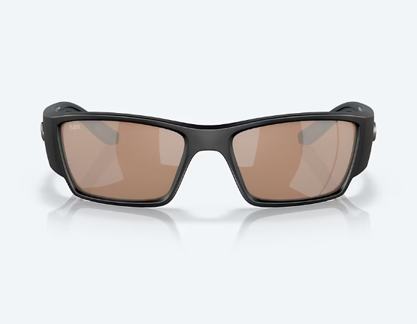 Costa Del Mar Corbina Pro - Matte Black Frame / Copper Silver Mirror Polarized Glass 580G Lens
