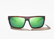 Bajío Palometa Reader Sunglasses - Brown Tortoise Matte Frame / Green Mirror +2.00 Lens
