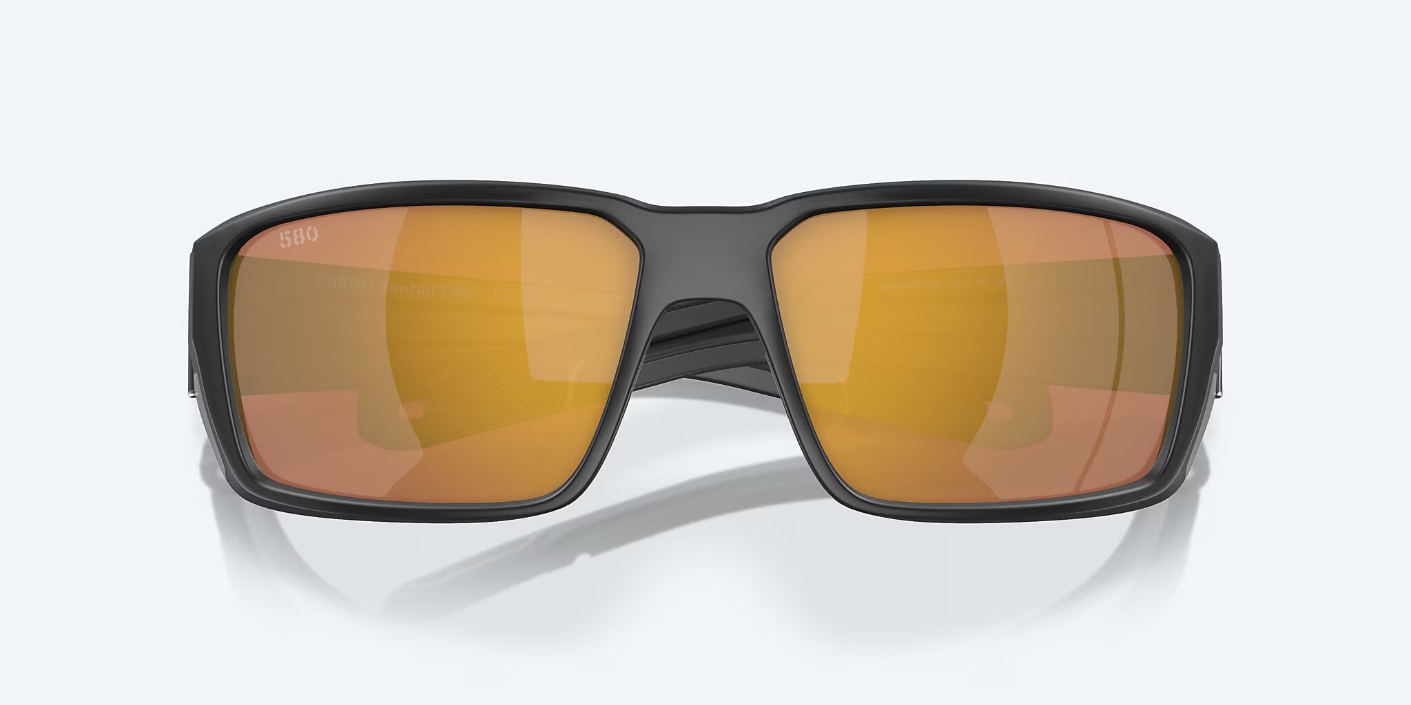 Costa Del Mar Fantail Pro - Matte Black Frame / Gold Mirror Polarized Glass 580G Lens