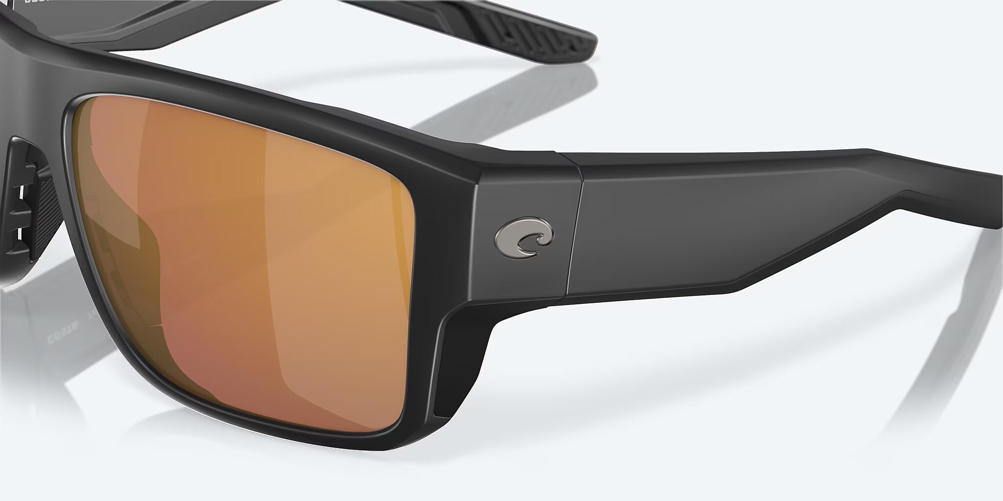 Costa Del Mar Taxman Sunglasses - Black Matte Frame / Gold Mirror Polarized Glass 580G Lens