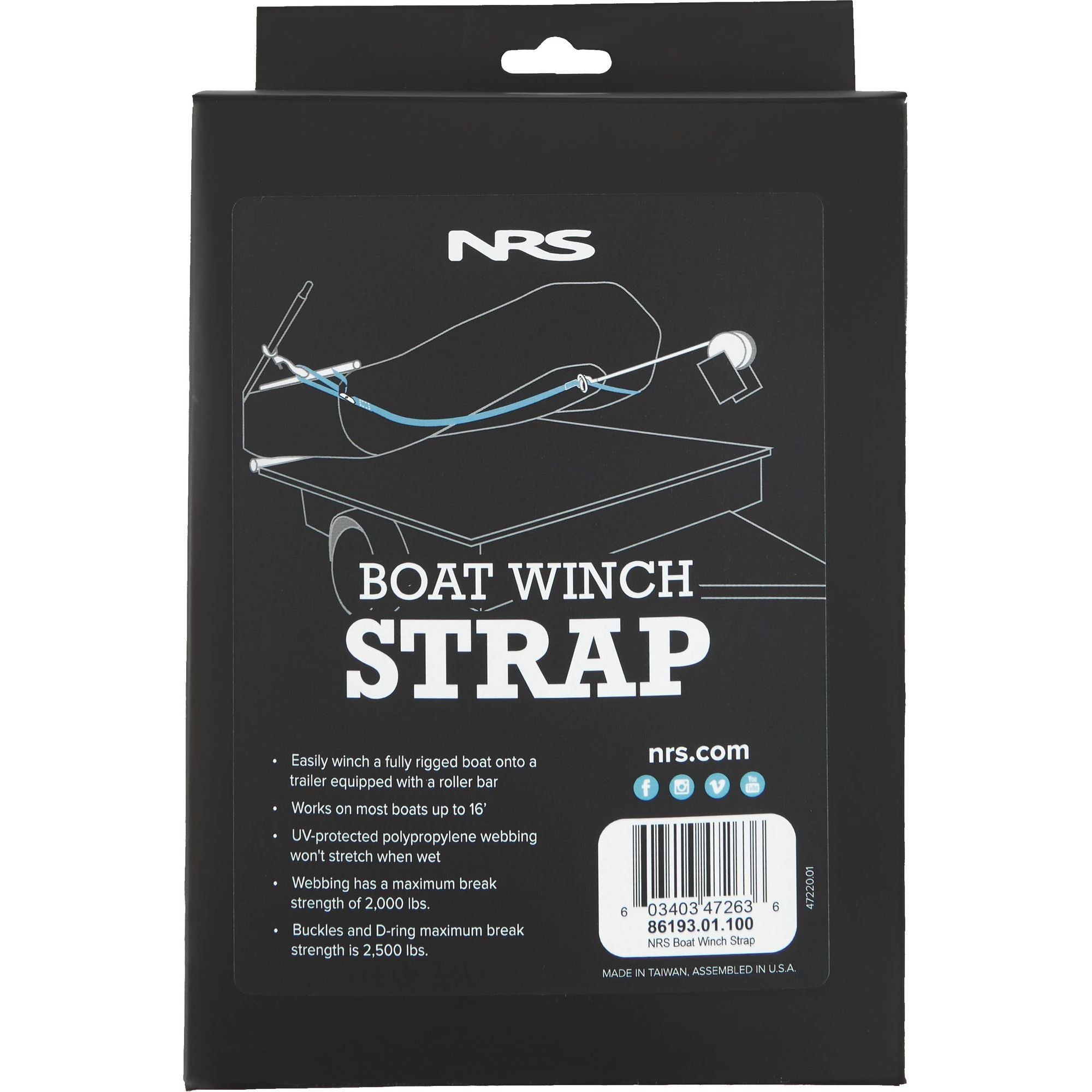 NRS Boat Winch Strap