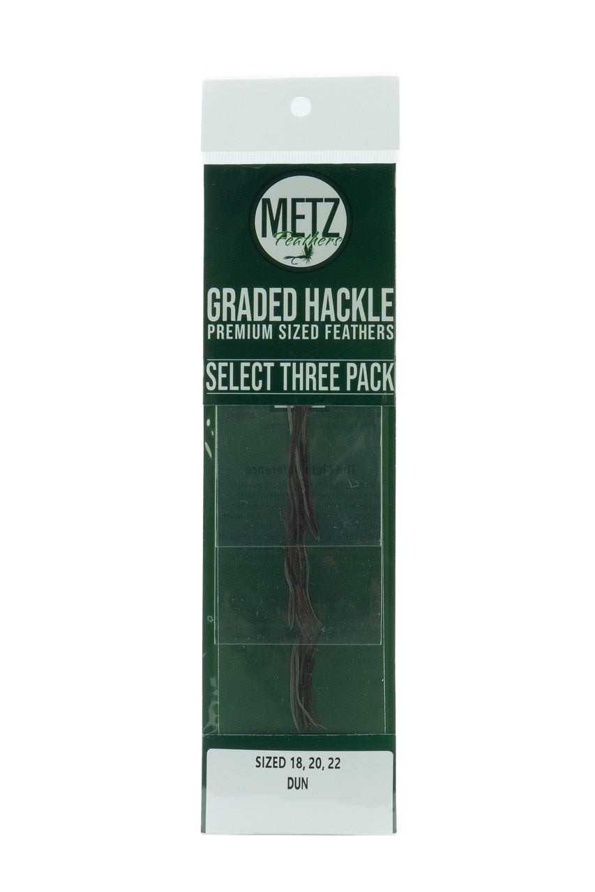 Metz Feathers Hackle Select 3pk