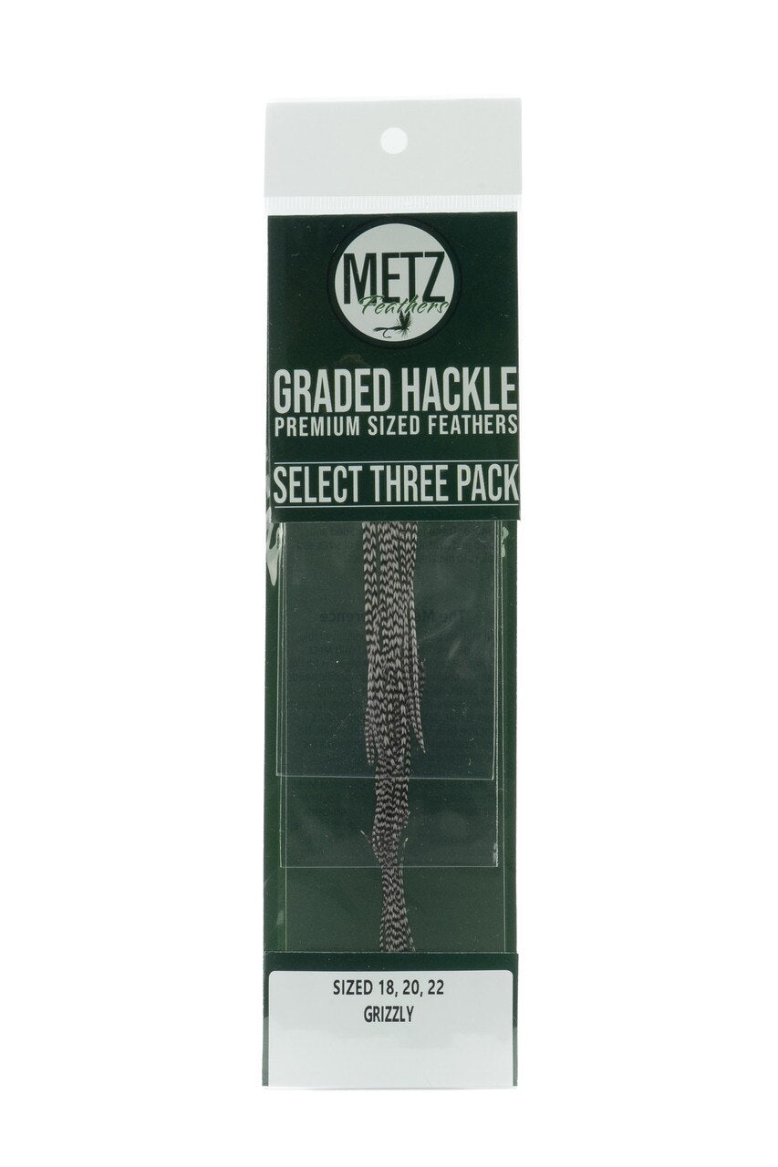 Metz Feathers Hackle Select 3pk