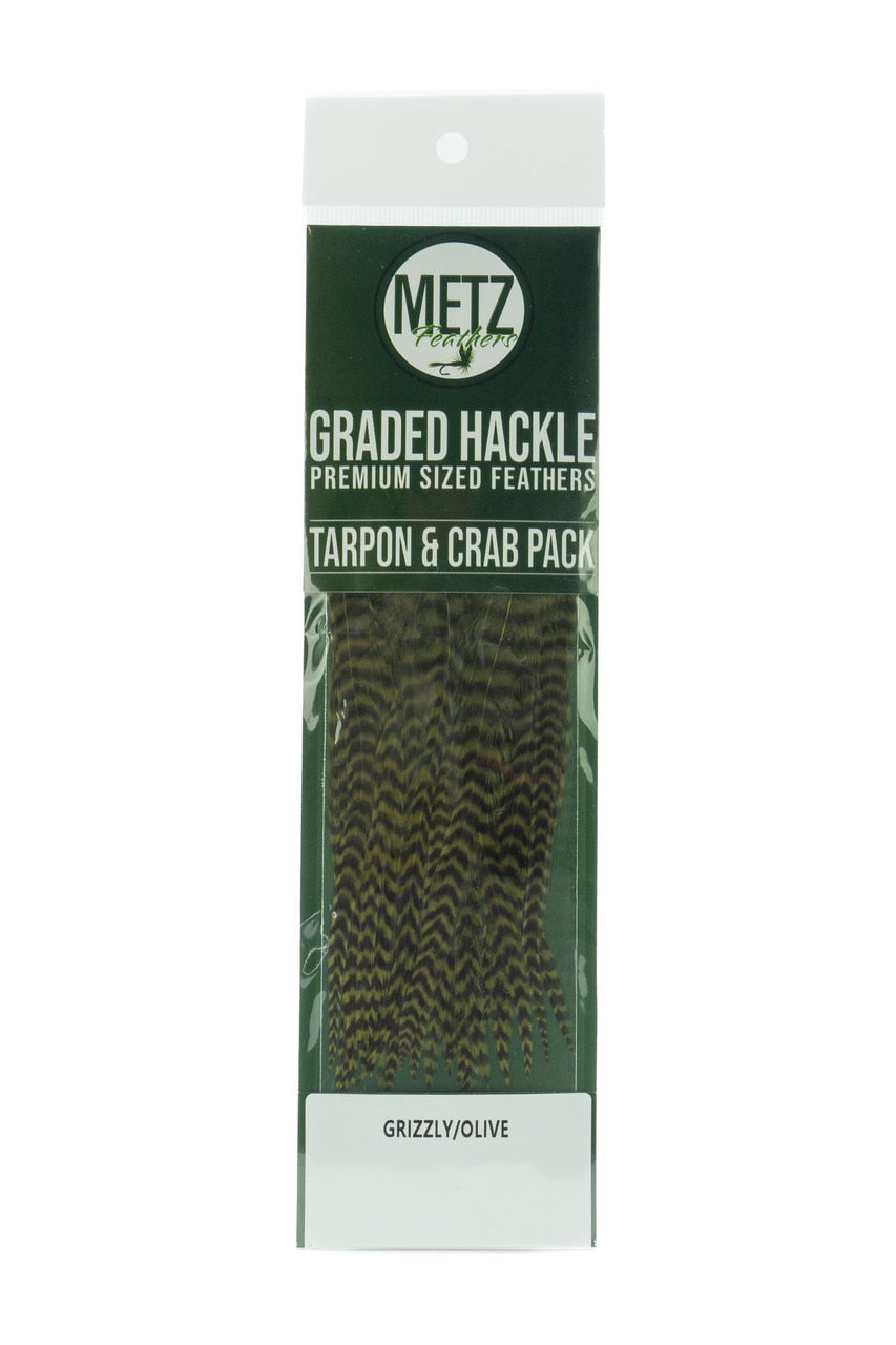 Metz Feathers Hackle Tarpon/Crab Pack