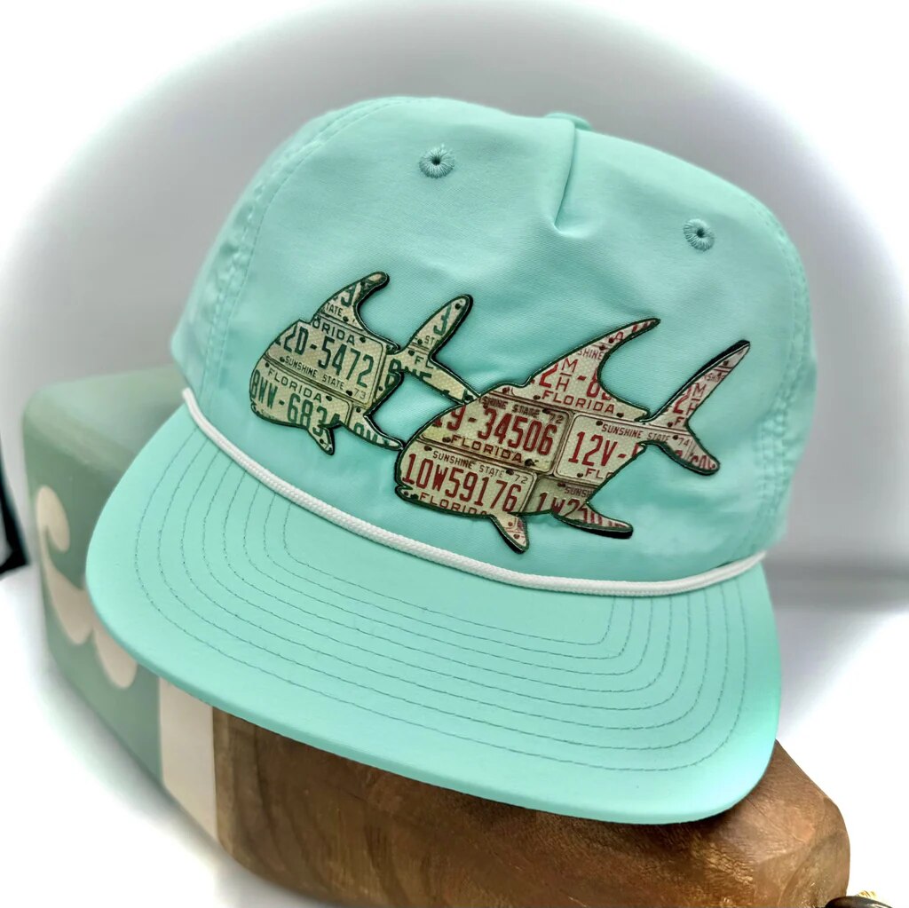 Blue Fish Rope Hat Cody's Fish - Performance Fabric Rope Hat Collection | Anglers All