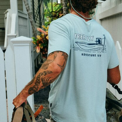 Free Fly Apparel Lazy Tides Pocket Tee