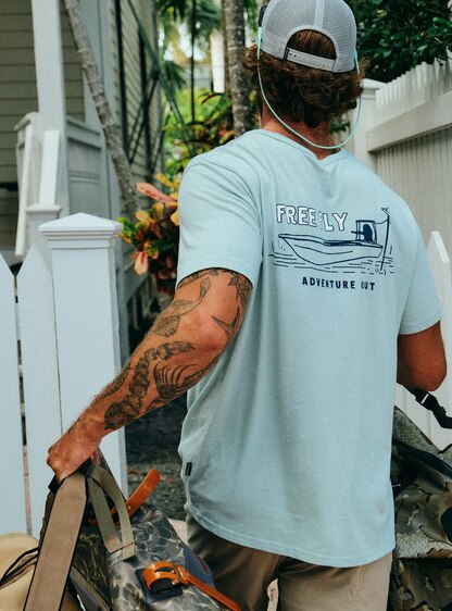 Free Fly Apparel Lazy Tides Pocket Tee