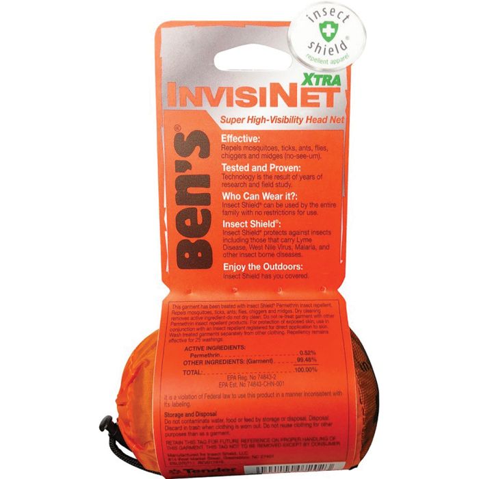 Bens' Invisinet Xtra with Insect Shield Headnet