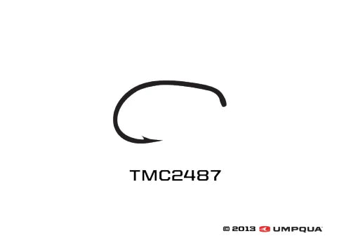 Tiemco 2487BL Hooks - 100pk