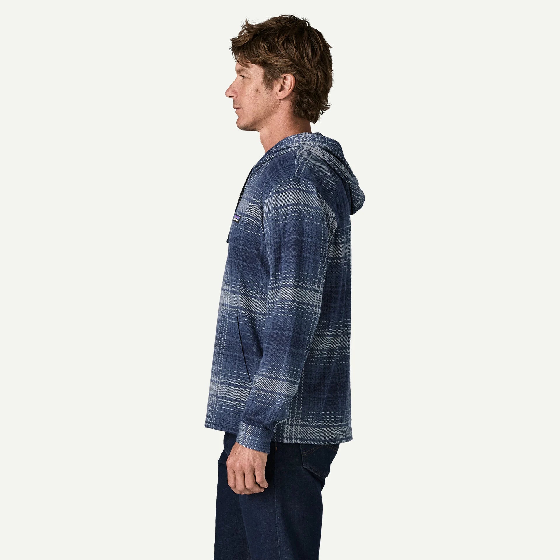 Patagonia Men's Stretch Fjord Flannel Pullover Hoody