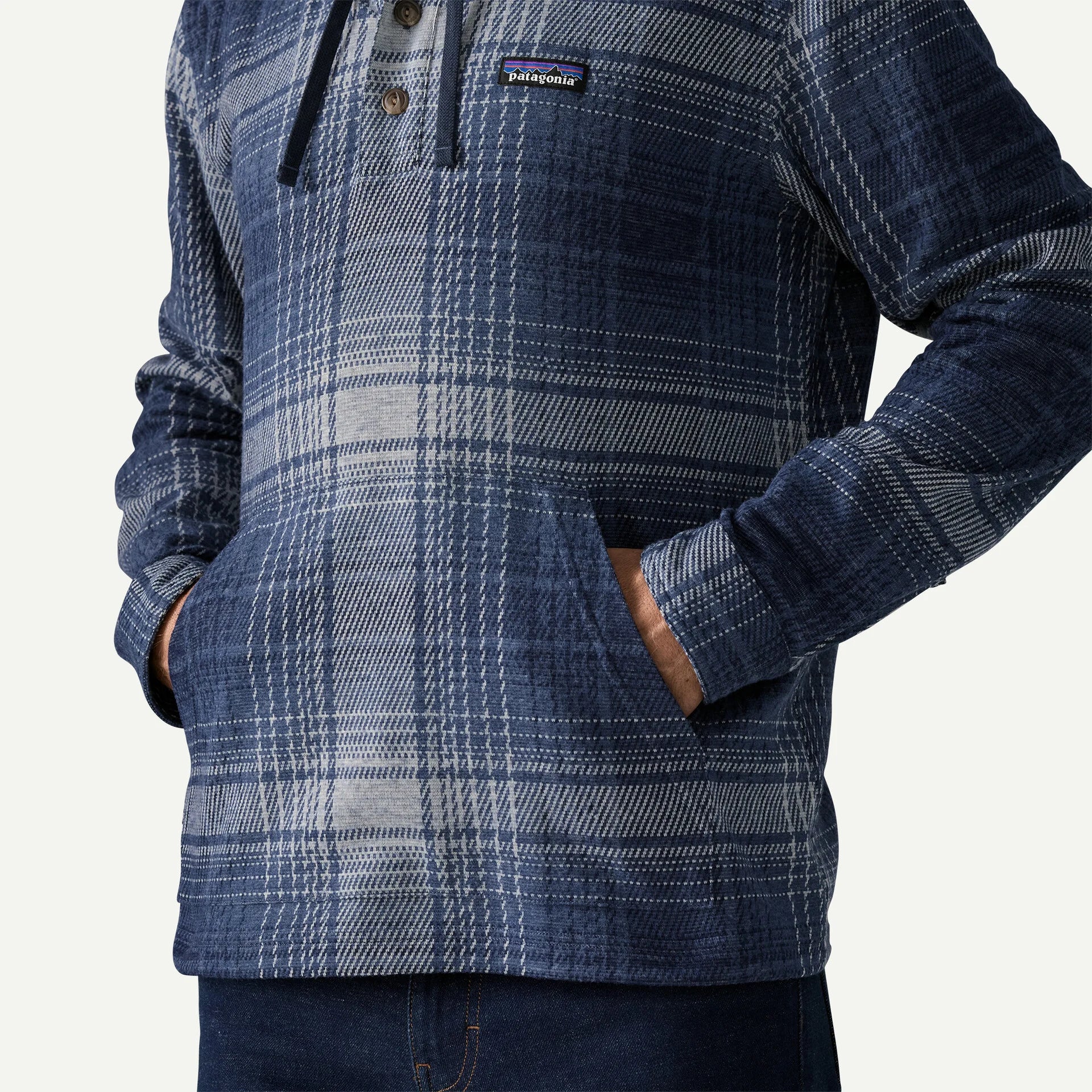 Patagonia Men's Stretch Fjord Flannel Pullover Hoody