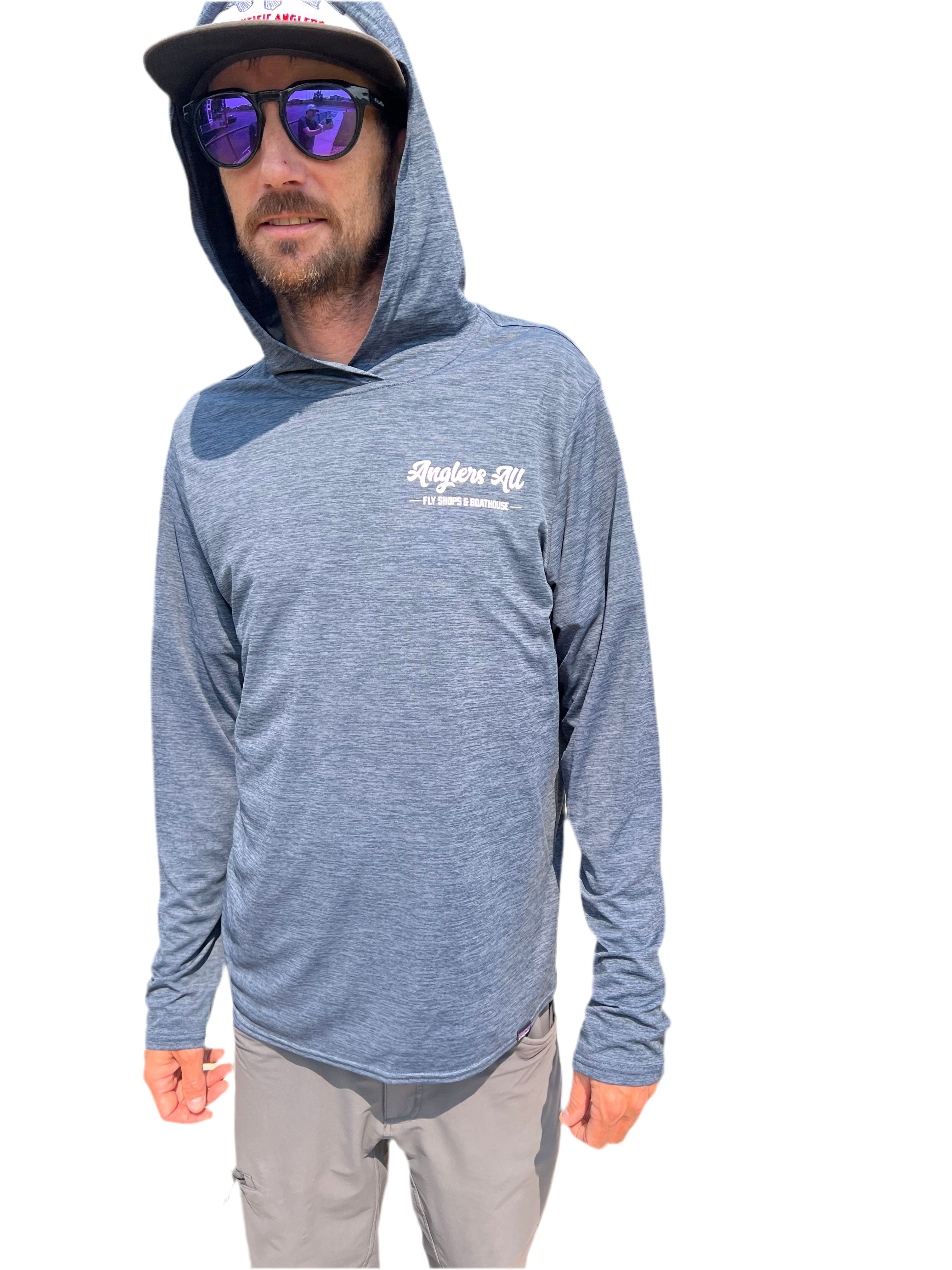 Patagonia Men's Anglers All Logo Cap Cool Daily Hoody