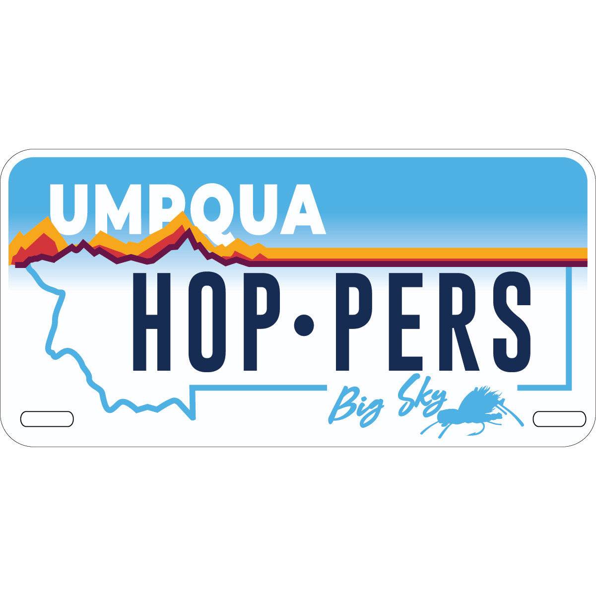 Umpqua License Plate Sticker