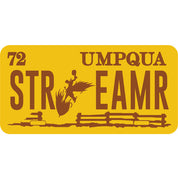 Umpqua License Plate Sticker