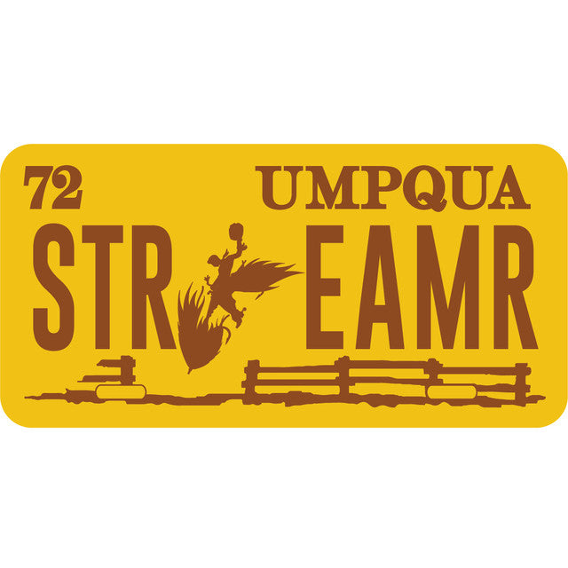 Umpqua License Plate Sticker