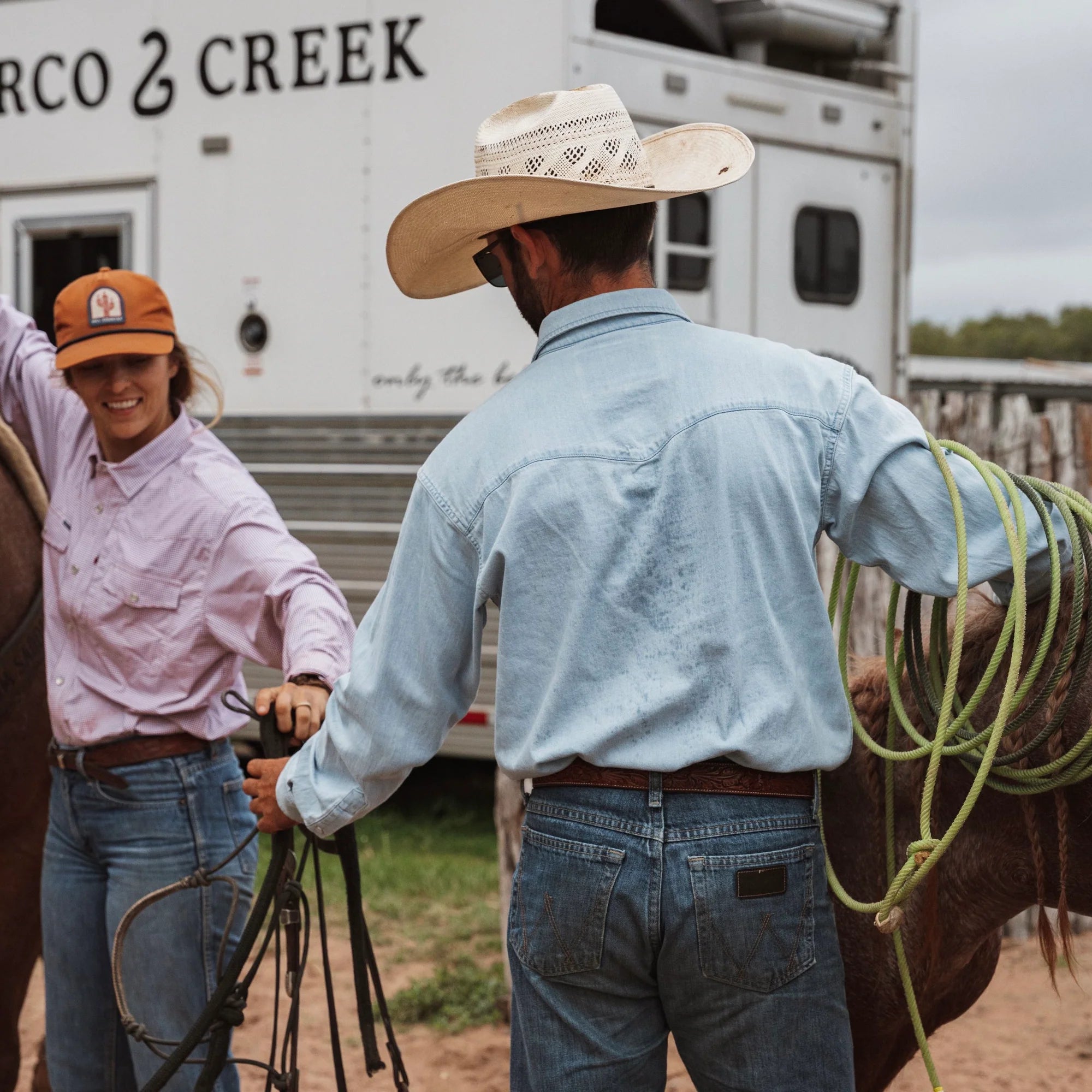Poncho Outdoors Denim Shirt - The Marfa