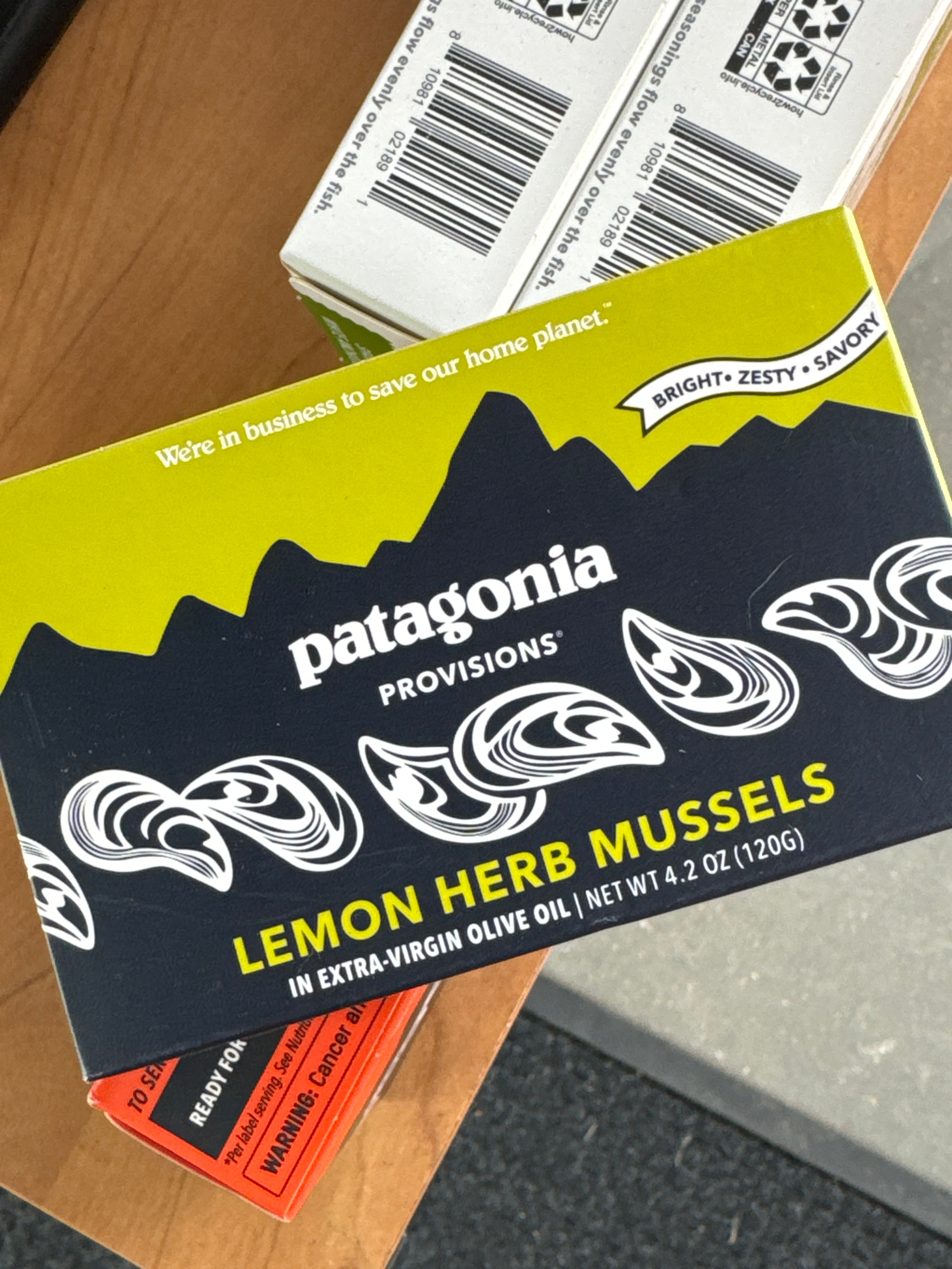 Patagonia Provisions Lemon Herb Mussels