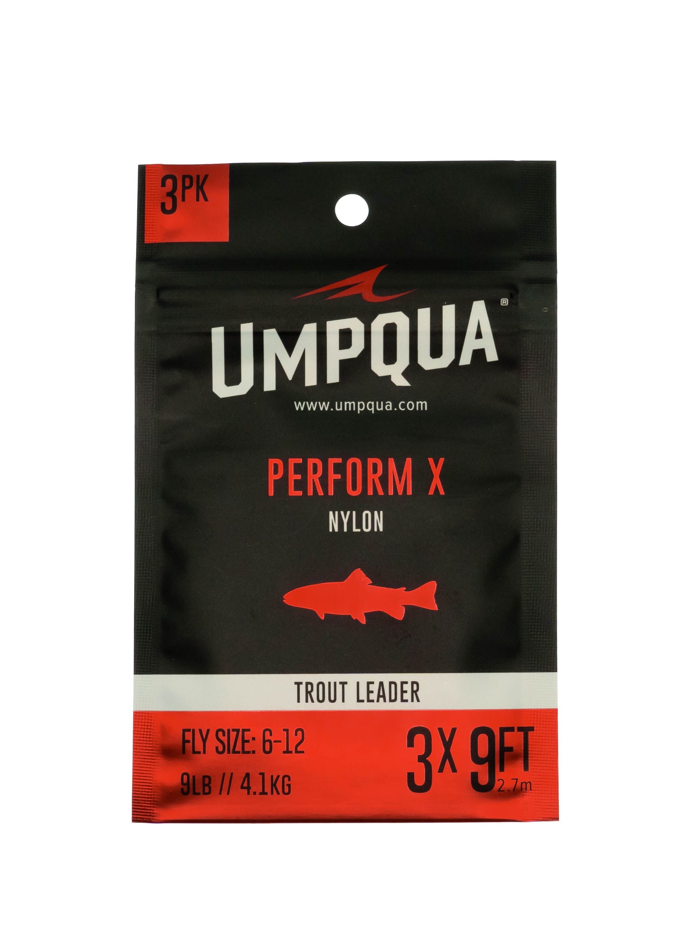 Umpqua Perform X Trout Leaders - 3 Pack
