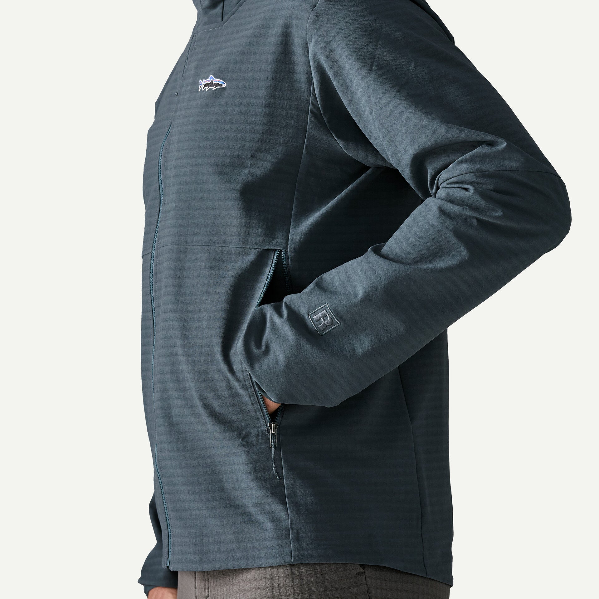 Patagonia Men's R1 TechFace Fitz Roy Trout Hoody
