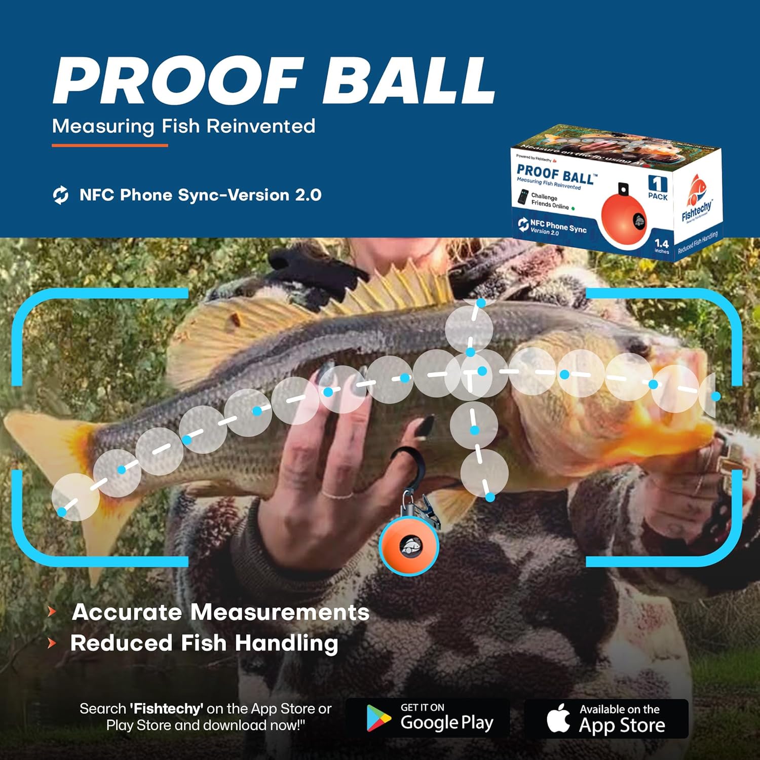 Fishtechy PROOF BALL 1.4" v2 1-pack