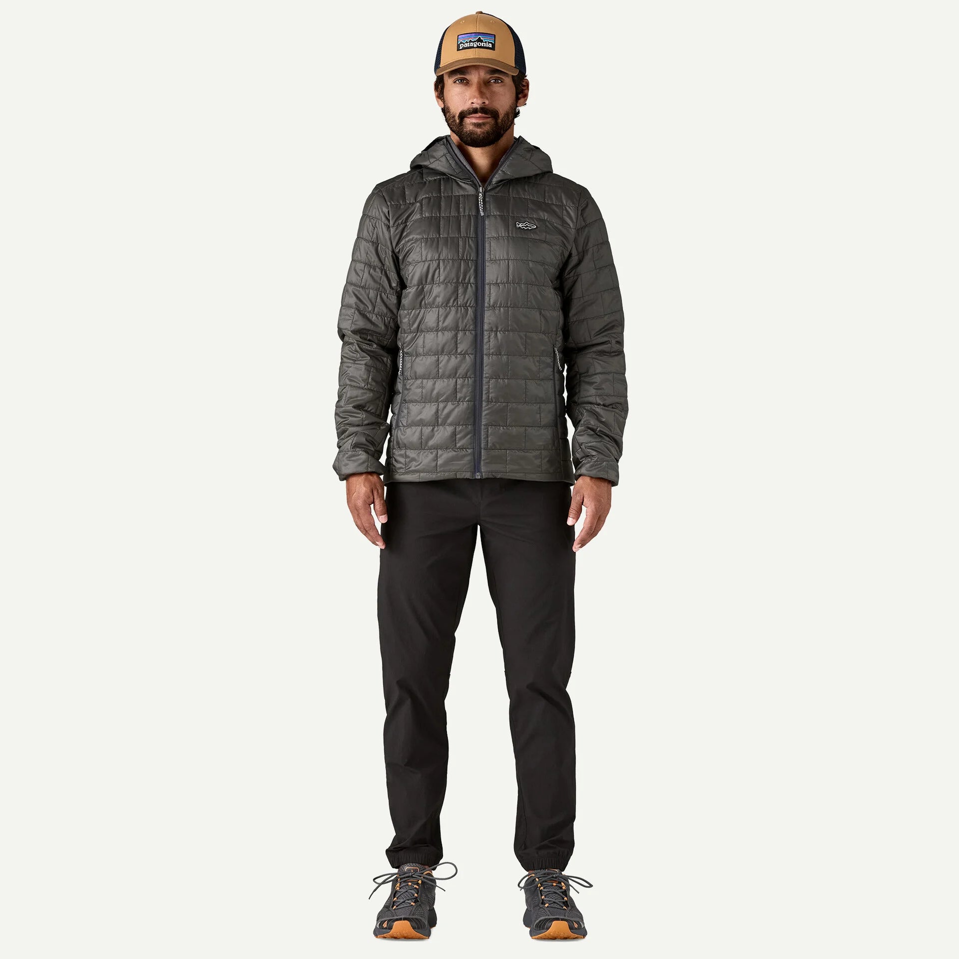 Patagonia Men's Nano Puff Fitz Roy Trout Hoody