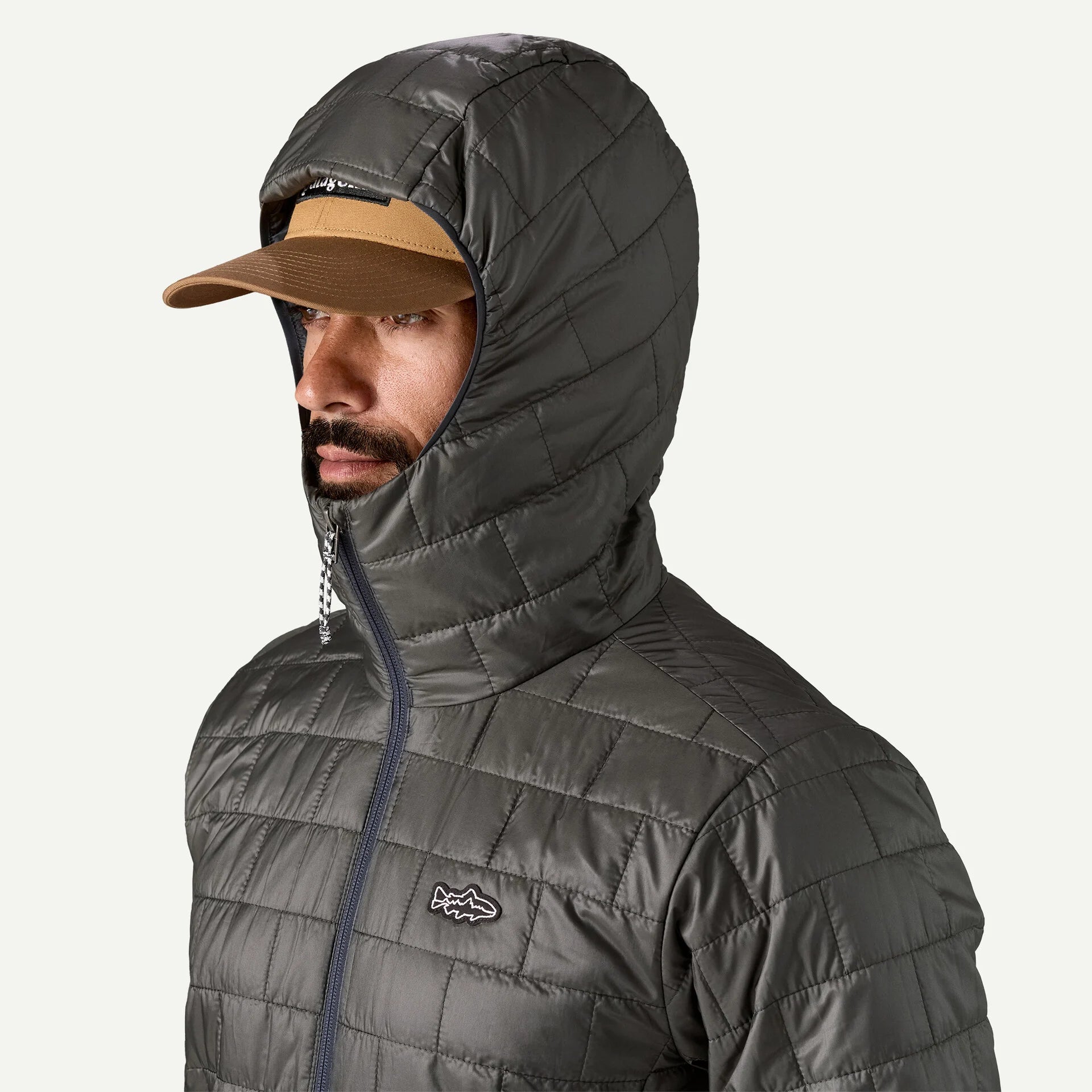 Patagonia Men's Nano Puff Fitz Roy Trout Hoody