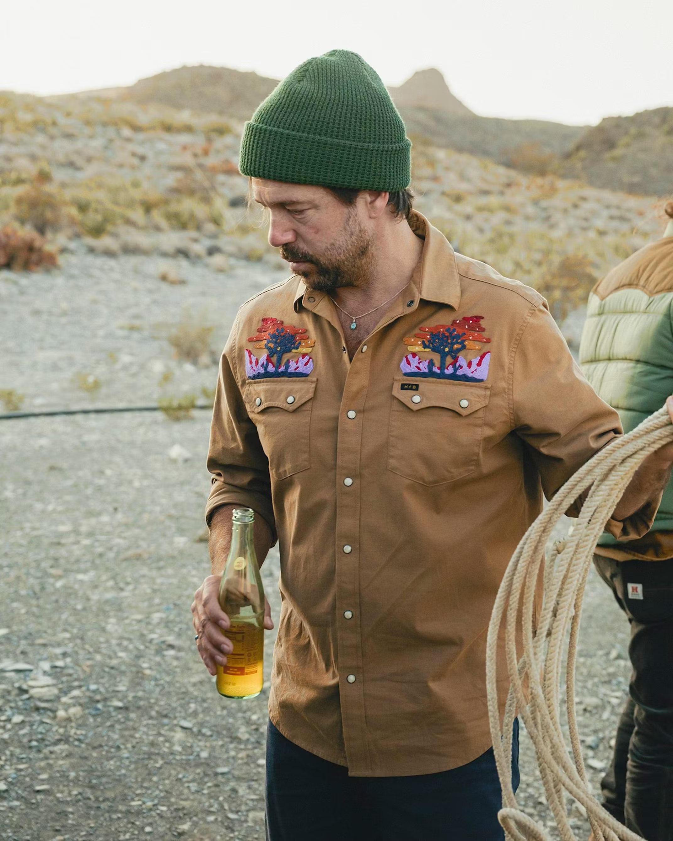 Howler Brothers Crosscut Deluxe Longsleeve - Yuccas : Driftwood