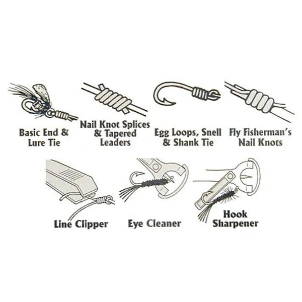 TIE-FAST Knot Tyer Combo Tool - Black – Anglers All