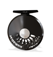 Abel TR 4/5 Fly Reel - Black with Rosewood Handle