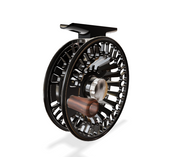 Abel TR 4/5 Fly Reel - Black with Rosewood Handle