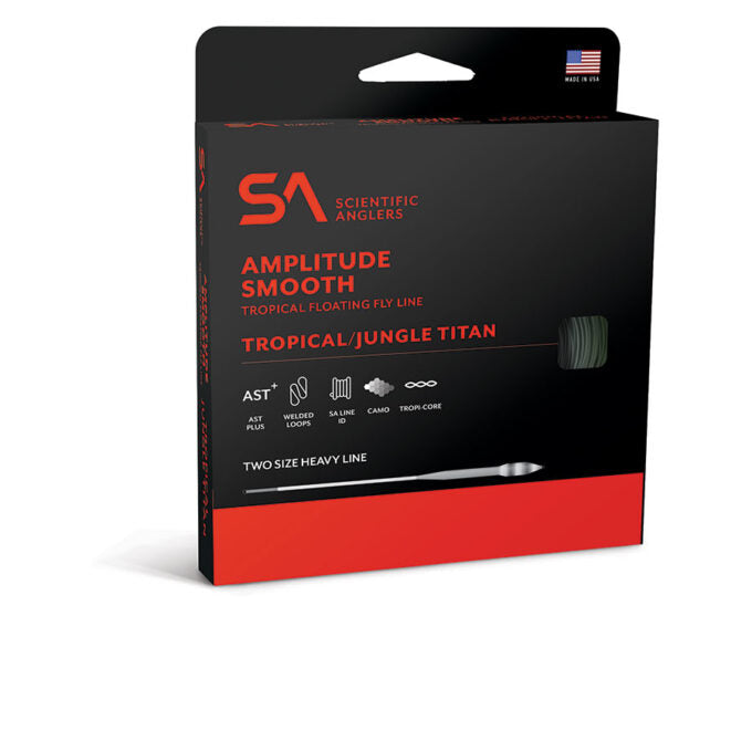 Scientific Anglers Amplitude Smooth Tropical/Jungle Titan Floating Fly Line