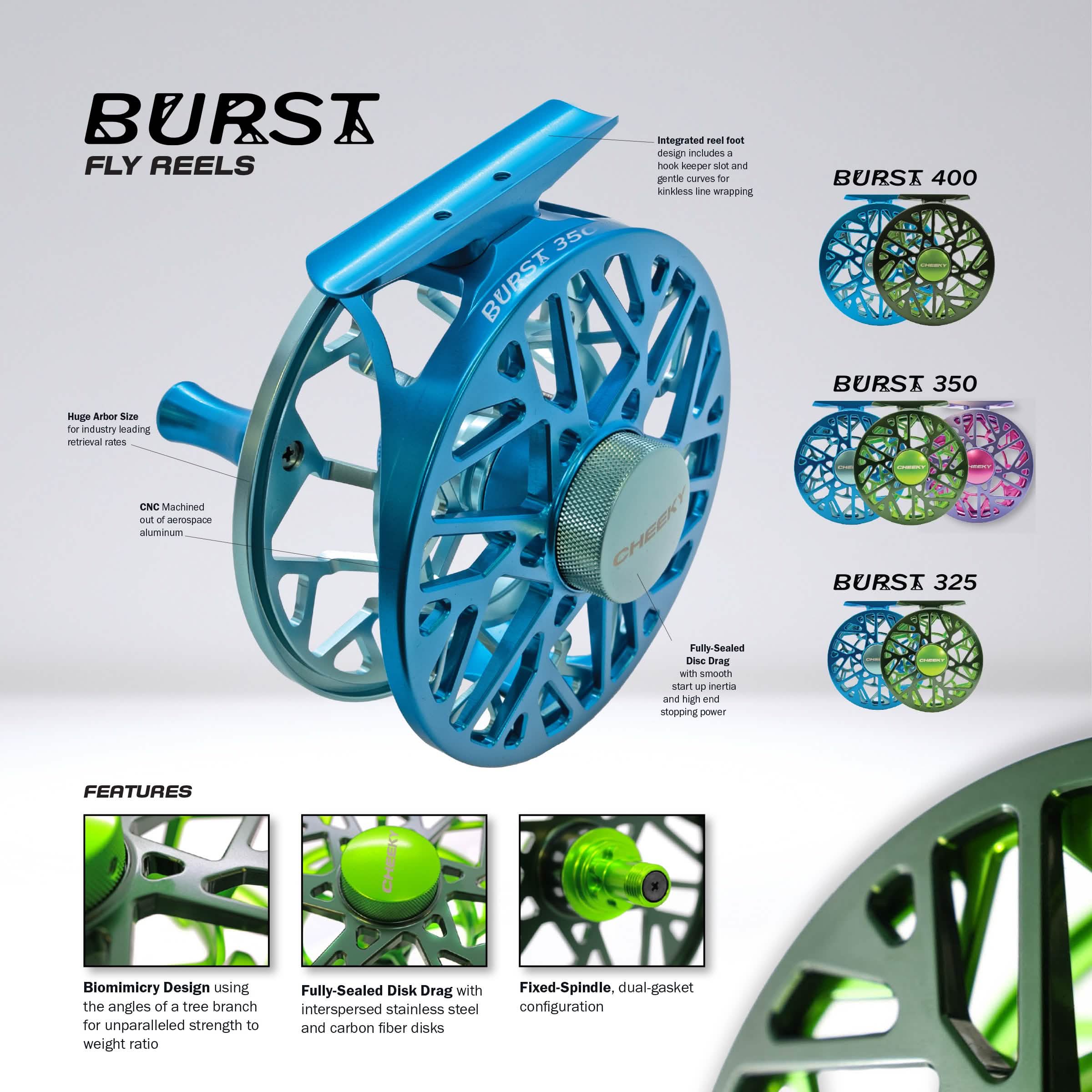 Cheeky Burst 350 Fly Reel