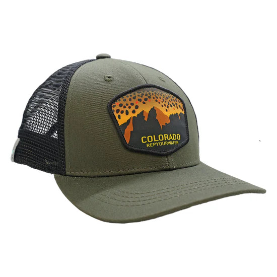 Rep Your Water Standard Fit Hat - Colorado Mountain Brown