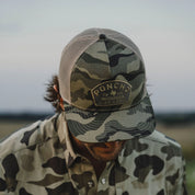 Poncho Outdoors Camo Wild and Free Trucker Hat