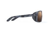 Bajio Cocho Sunglasses - Dark Blue Camo Frame/Copper Glass Lens