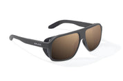 Bajio Cocho Sunglasses - Graphite Black Matte Frame | Copper Glass Lens