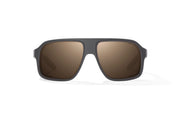 Bajio Cocho Sunglasses - Graphite Black Matte Frame | Copper Glass Lens