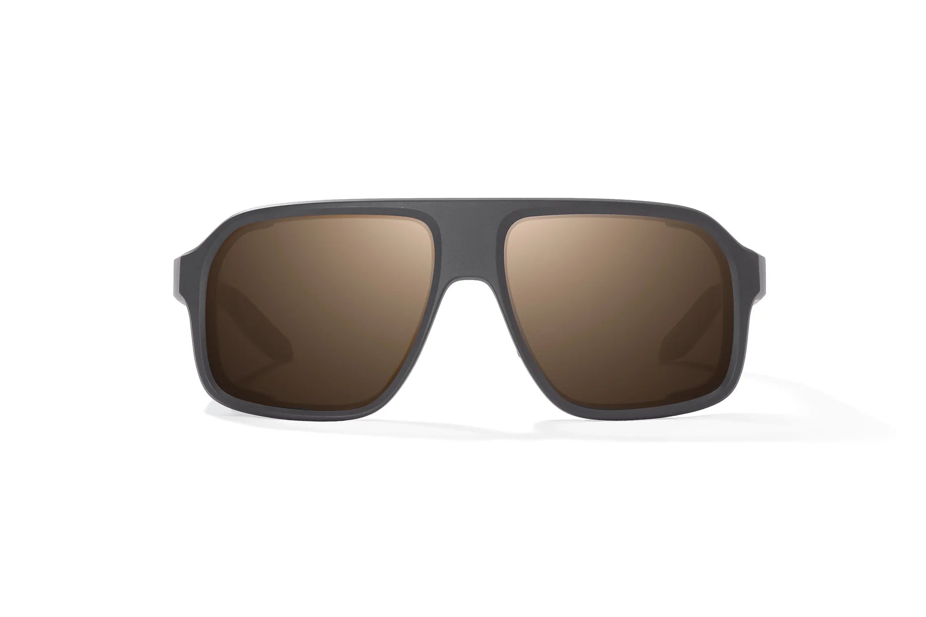 Bajio Cocho Sunglasses - Graphite Black Matte Frame | Copper Glass Lens