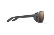 Bajio Cocho Sunglasses - Graphite Black Matte Frame | Copper Glass Lens