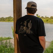 Poncho Outdoors - The Cowboy Moon T-Shirt