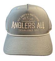 Anglers All Richardson Rope Hat - 355 Dark Loden w/ Tan/Grey Rope - Stitched Logo