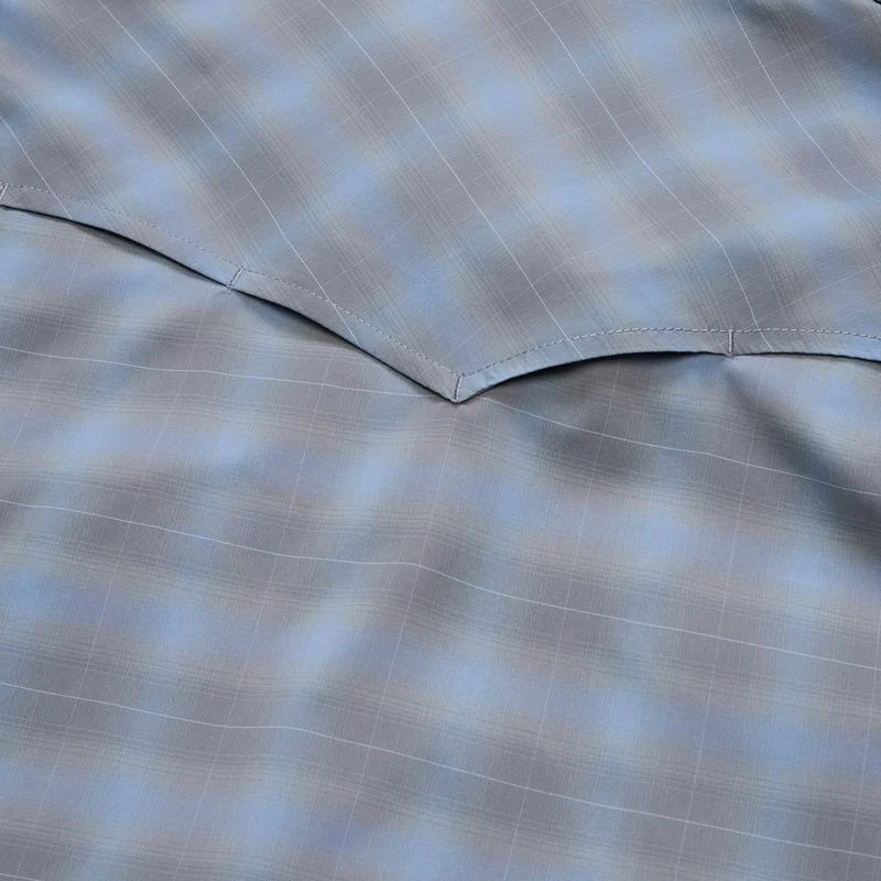 Howler Brothers H Bar B Tech Longsleeve - Kent Plaid: Tradewinds