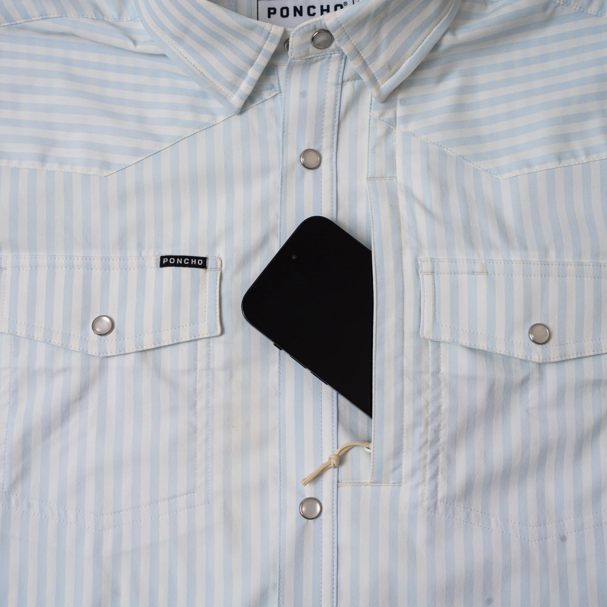 Poncho Outdoors Short Sleeved Western Shirt - The Get In Line