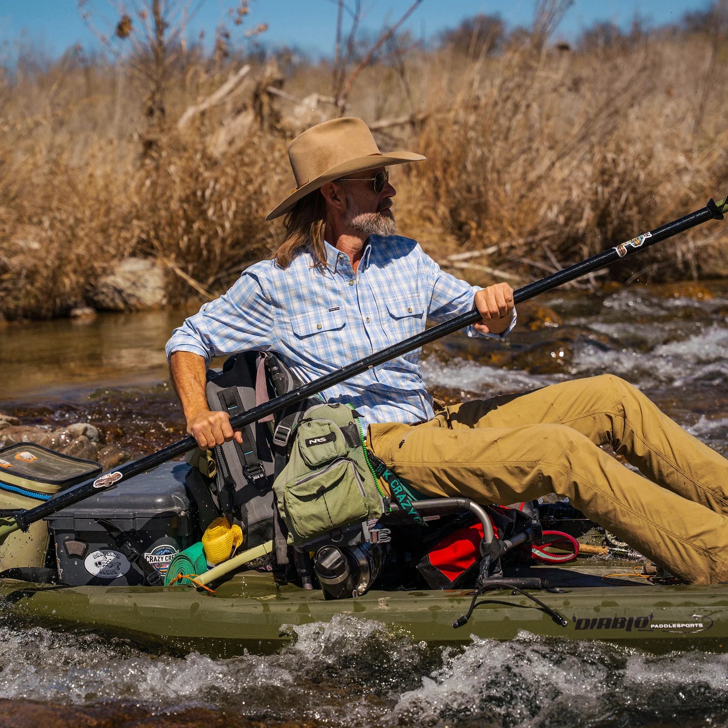 Poncho Outdoors The Snake River Long Sleeve Original Shirt