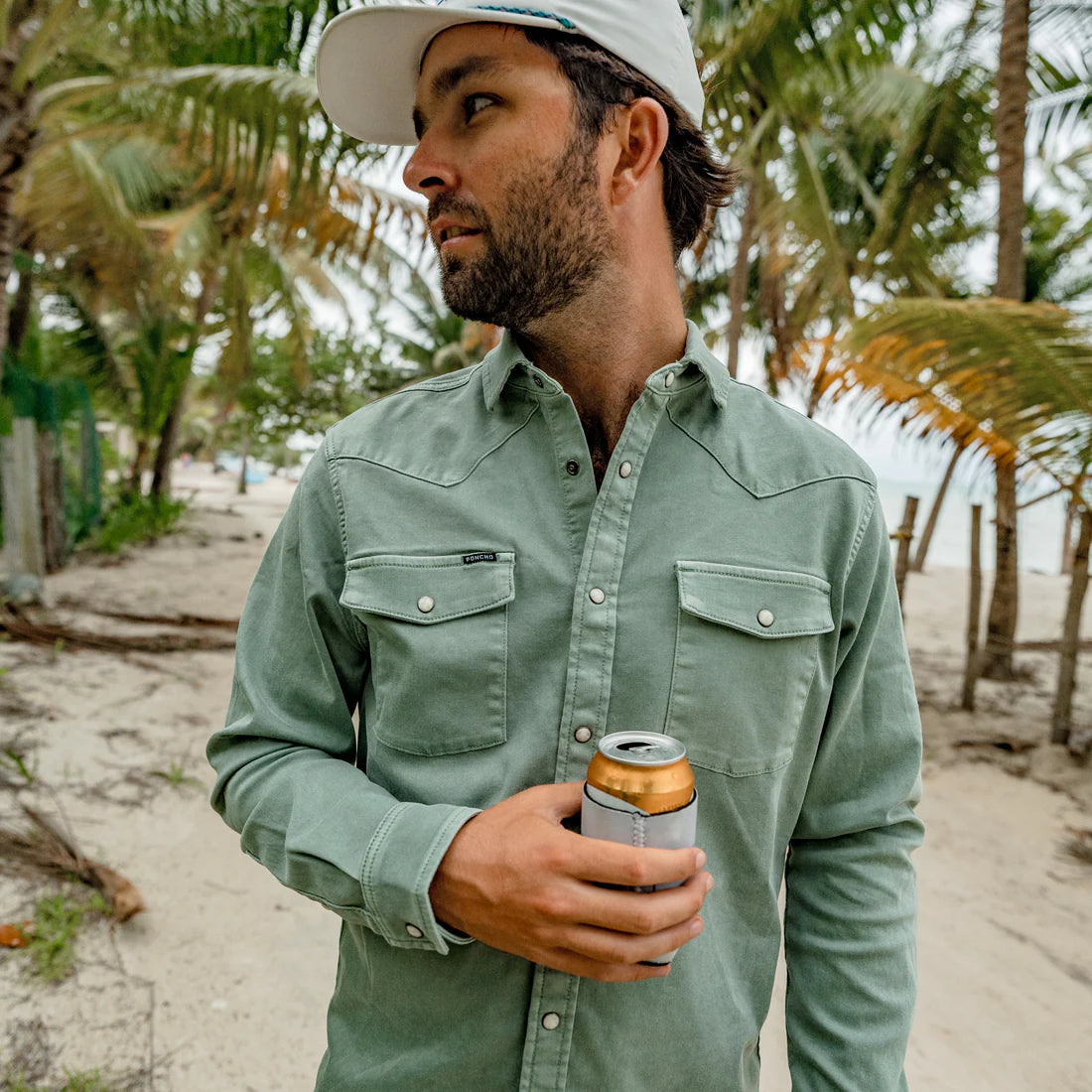 Poncho Outdoors - The Ventura Denim Shirt XXL Regular Poncho Outdoors - The Ventura Denim Shirt XXL Regular