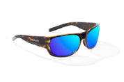 Bajio Darien Sunglasses - Brown Tortoise Frame with Blue Mirror Polycarbonate Lens