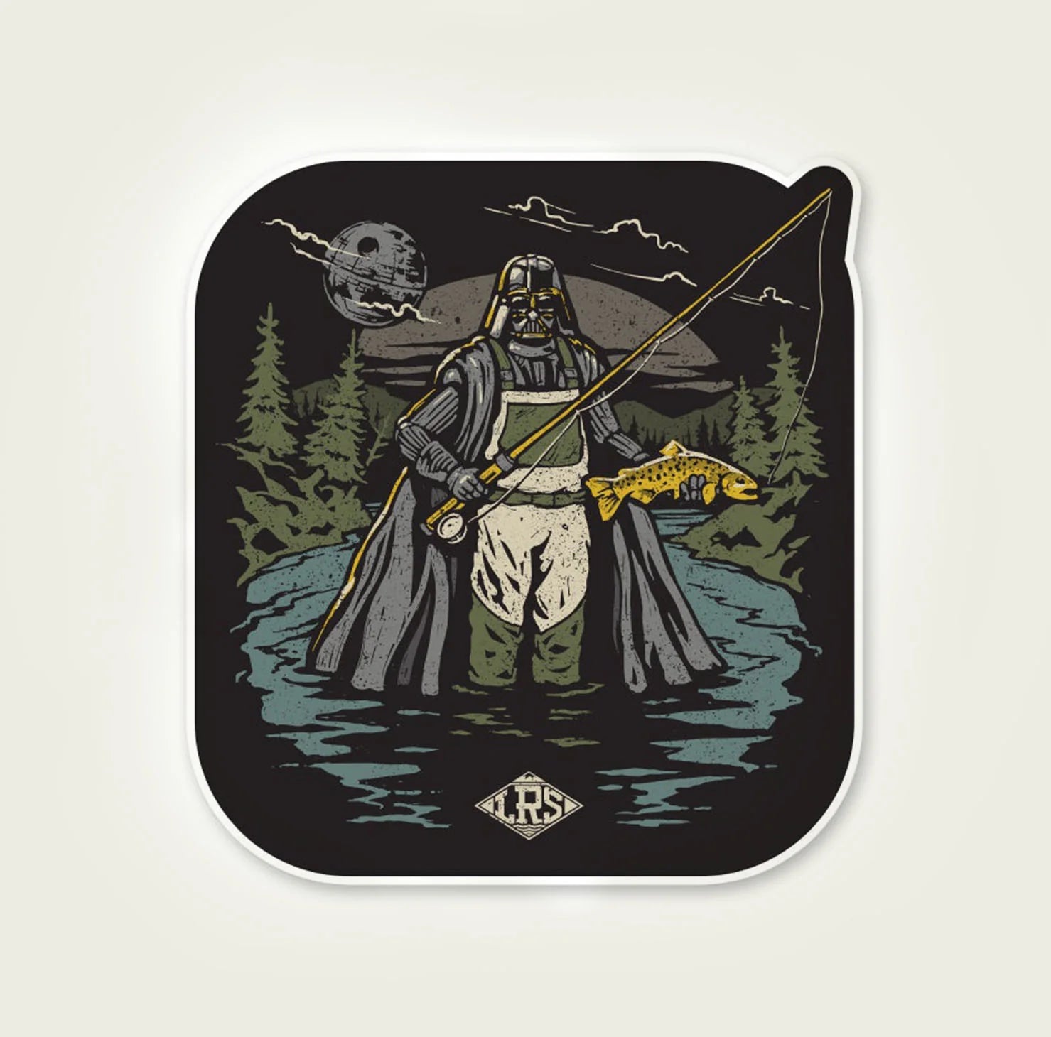 Lakes Rivers Streams Darth Wader Decal