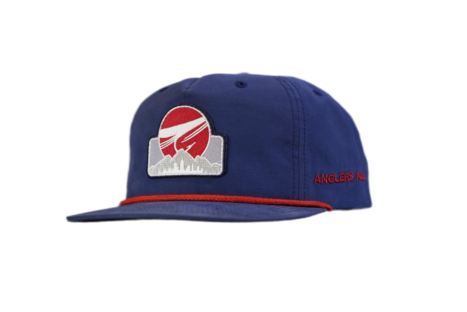 Anglers All Skyline Patch Rope Hat - Navy