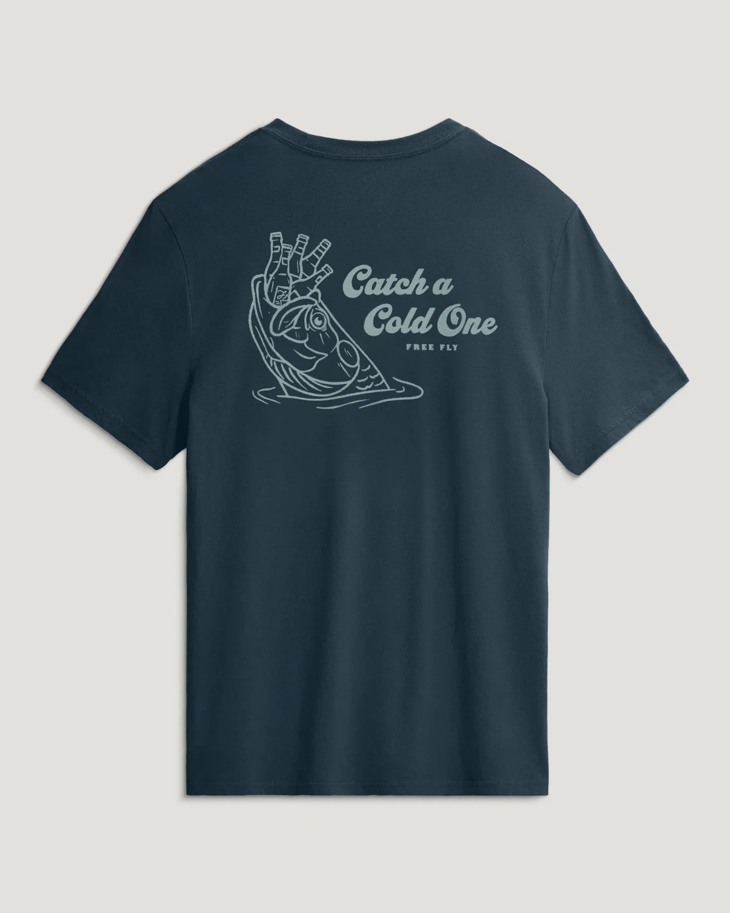 Free Fly Cold Ones Pocket Tee